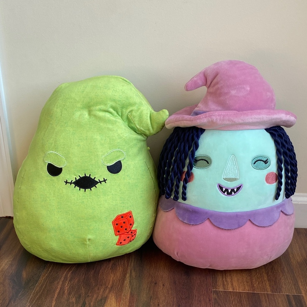 Nightmare Before Christmas Squishmallow Set 15”Witch and Oogie Boogie